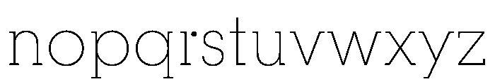 PinokioPetit ExtraLight Font LOWERCASE