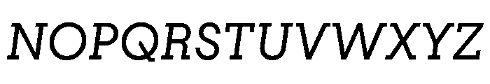 PinokioPetit Italic Font UPPERCASE