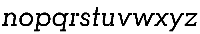 PinokioPetit Italic Font LOWERCASE