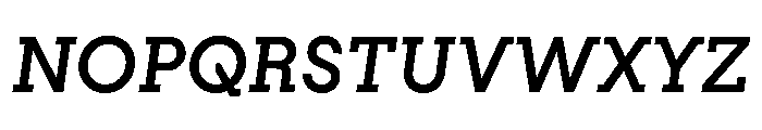 PinokioPetit MediumItalic Font UPPERCASE