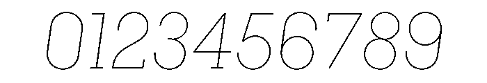 PinokioPetit ThinItalic Font OTHER CHARS