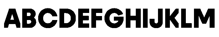 PinokioSans Black Font UPPERCASE