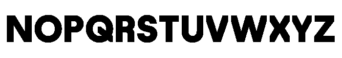 PinokioSans Black Font UPPERCASE