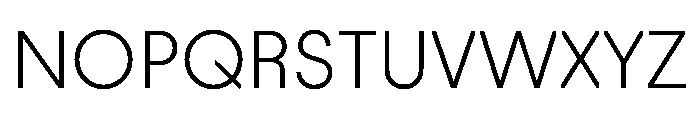 PinokioSans Light Font UPPERCASE