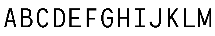 PinopolisMono Regular Font UPPERCASE