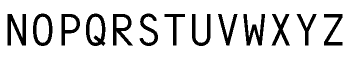 PinopolisMono Regular Font UPPERCASE