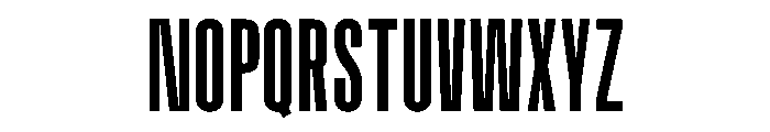 Pion Black Instance Font LOWERCASE