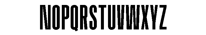 Pion Black Font UPPERCASE
