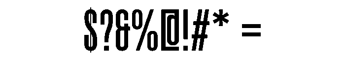 Pion Bold Instance Font OTHER CHARS