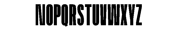 Pion Heavy Instance Font UPPERCASE