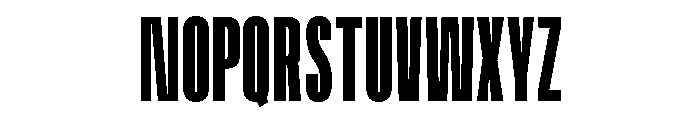 Pion Heavy Font LOWERCASE