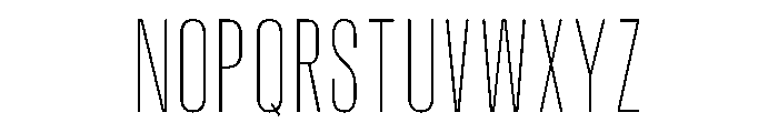 Pion Light Instance Font LOWERCASE