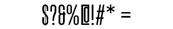 Pion Medium Instance Font OTHER CHARS