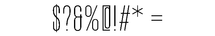 Pion Normal Font OTHER CHARS