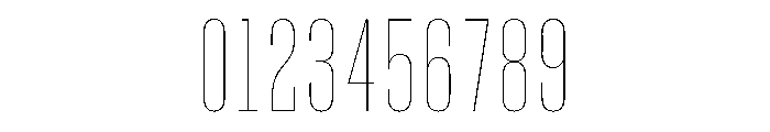 Pion Thin Instance Font OTHER CHARS