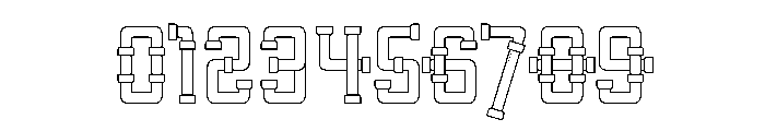 Pipeline Regular Font OTHER CHARS