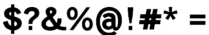 Pirelli Bold Font OTHER CHARS