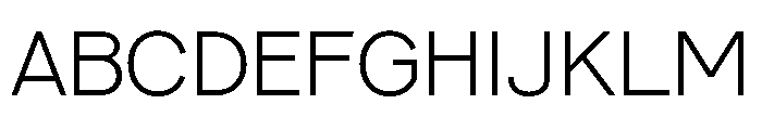 Pirelli Light Font UPPERCASE
