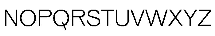 Pirelli Light Font UPPERCASE