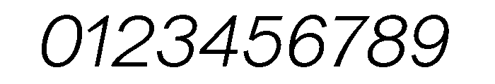 Pirelli LightItalic Font OTHER CHARS