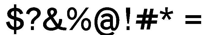 Pirelli Medium Font OTHER CHARS