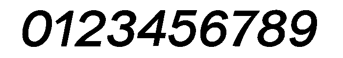 Pirelli MediumItalic Font OTHER CHARS