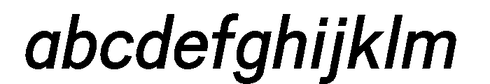 Pirelli MediumItalic FONT