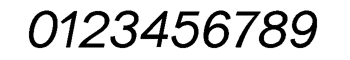 Pirelli RegularItalic Font OTHER CHARS