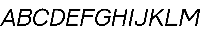 Pirelli RegularItalic Font UPPERCASE