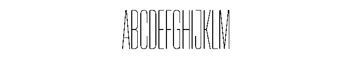 Pirol01 Thin Font UPPERCASE