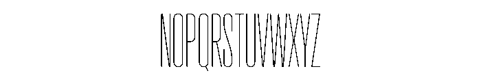 Pirol01 Thin Font UPPERCASE