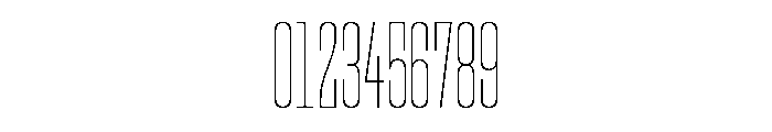Pirol02 Thin Font OTHER CHARS