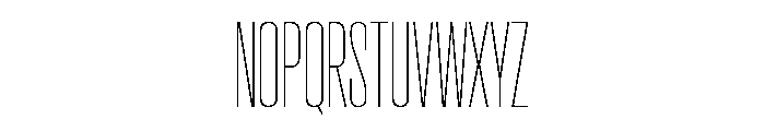 Pirol02 Thin Font UPPERCASE