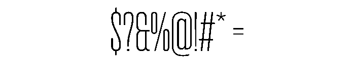 Pirol03 Light Font OTHER CHARS