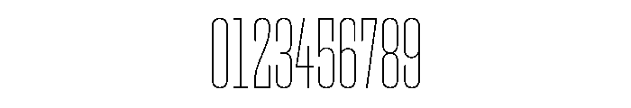 Pirol03 Thin Font OTHER CHARS