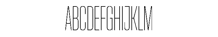Pirol03 Thin Font UPPERCASE