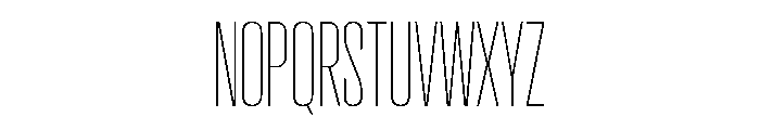 Pirol03 Thin Font UPPERCASE