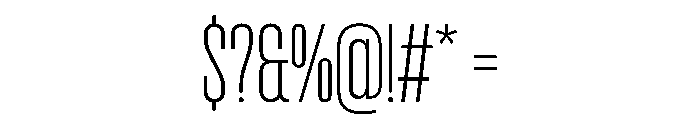 Pirol04 Light Font OTHER CHARS