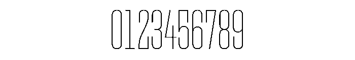 Pirol04 Thin Font OTHER CHARS