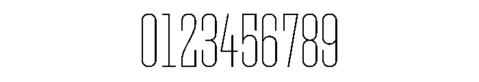 Pirol05 Thin Font OTHER CHARS