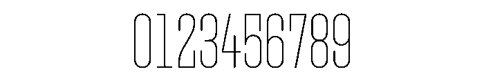 Pirol06 Thin Font OTHER CHARS