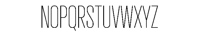 Pirol06 Thin Font UPPERCASE