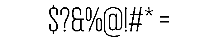 Pirol07 Light Font OTHER CHARS