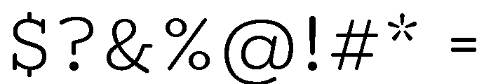 Piron NormalDEMO Font OTHER CHARS