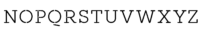 Piron StencilDEMO Font UPPERCASE