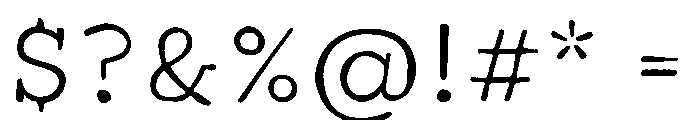 Piron TWDEMO Font OTHER CHARS