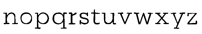 Piron TWDEMO Font LOWERCASE