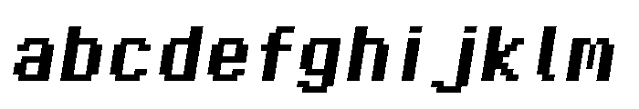 Pixel Bold Italic FONT