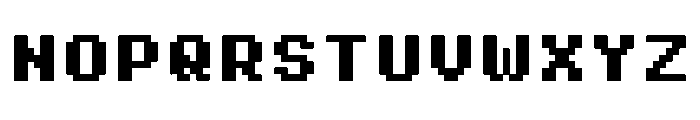 Pixel Bold Small Font UPPERCASE