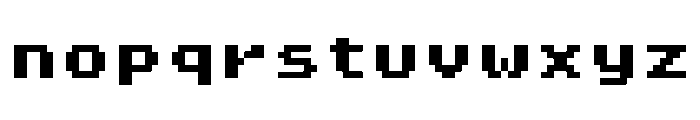 Pixel Bold Small Font LOWERCASE